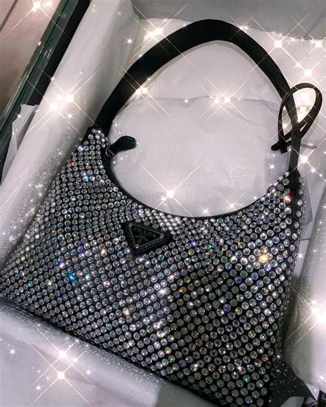 prada sparkle purse|prada sparkly hand bag.